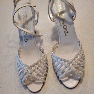 Chandlers womens white sandals